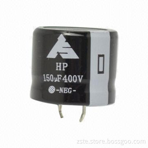 Snap-in aluminum Electrolytic Capacitor, HP Series 400V 150uf